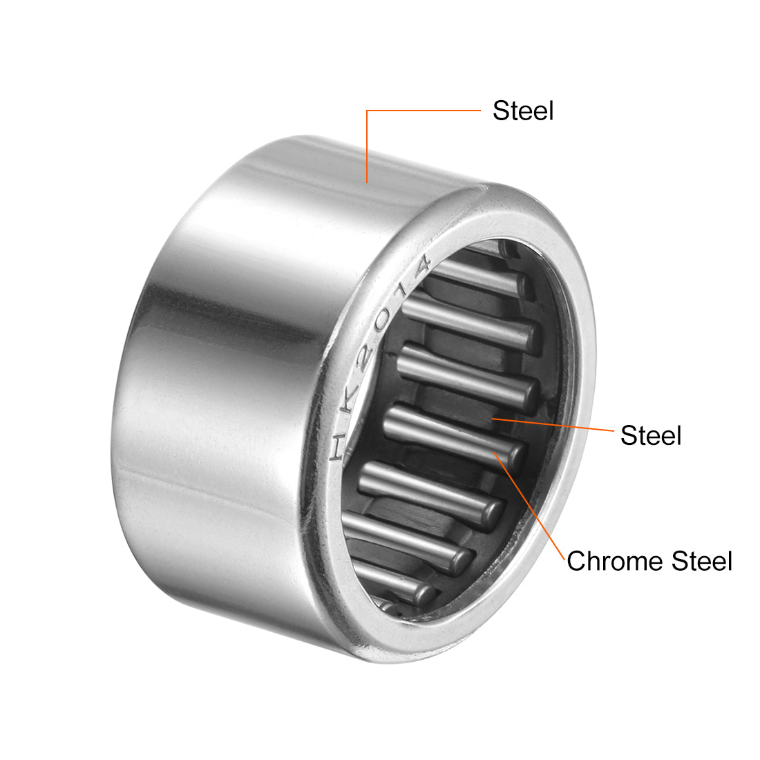 Harfington Needle Roller Bearings, Open End Stamping Steel Drawn Cup, Metric