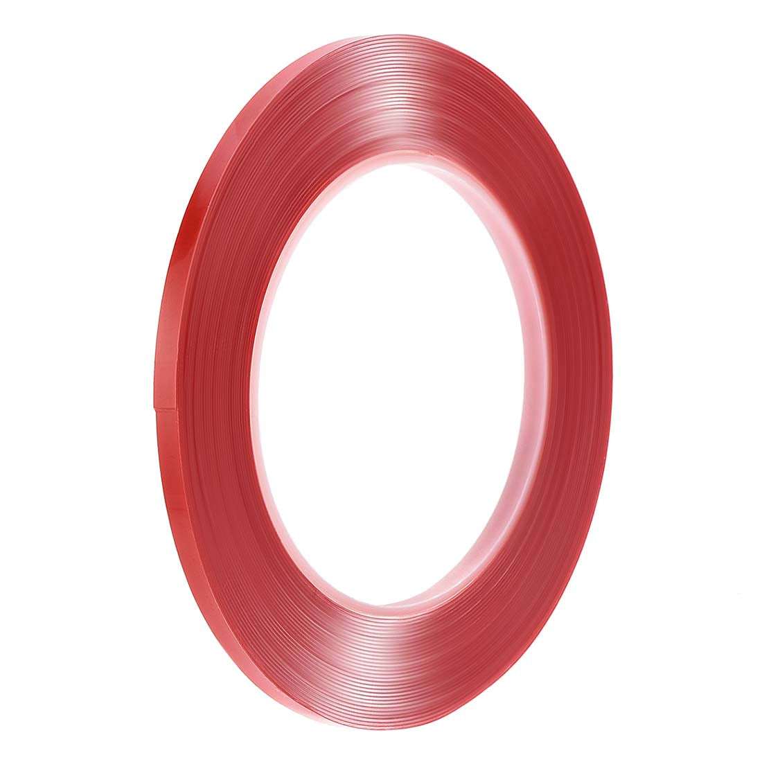 Harfington 13/64 Inch x 32.5Ft Heat Resistant Acrylic Double Sided Adhesive Tape for Touch Screen Repairing 0.5mm Thickness Clear with Red Protect Film