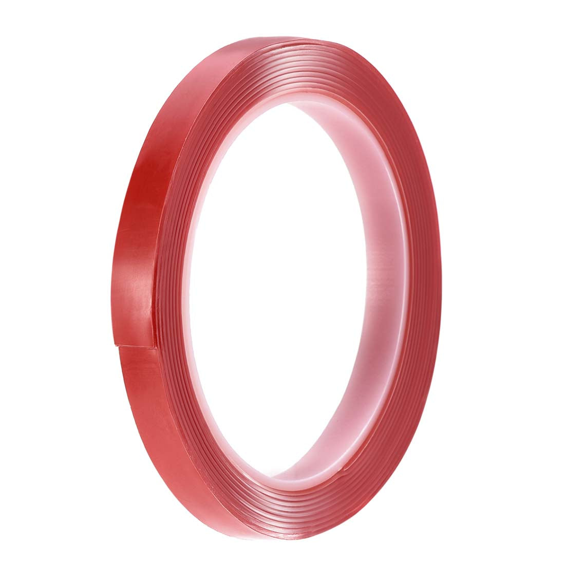 Harfington 15/32 Inch x 9.5Ft Heat Resistant Acrylic Double Sided Adhesive Tape for Touch Screen Repairing 1mm Thickness Clear with Red Protect Film