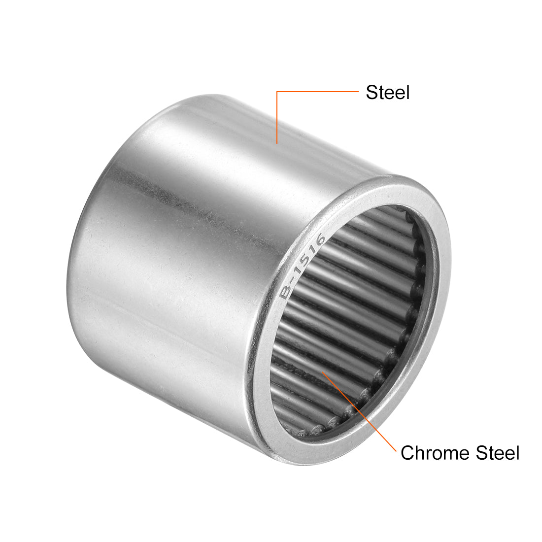 Harfington Needle Roller Bearings Open End Full Complement Steel Drawn Cup