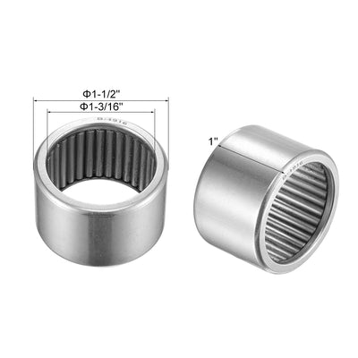 Harfington Needle Roller Bearings Open End Full Complement Steel Drawn Cup