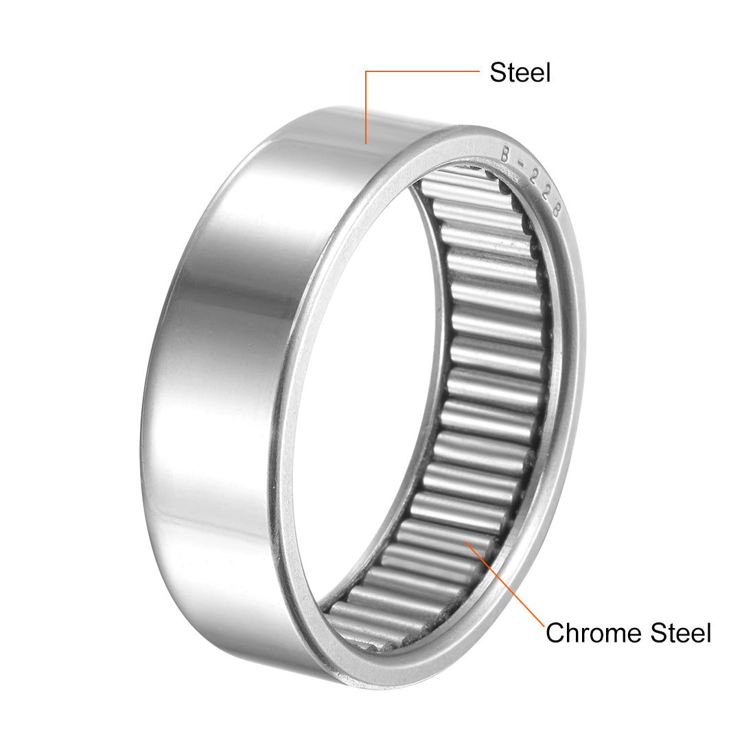 Harfington Needle Roller Bearings Open End Full Complement Steel Drawn Cup