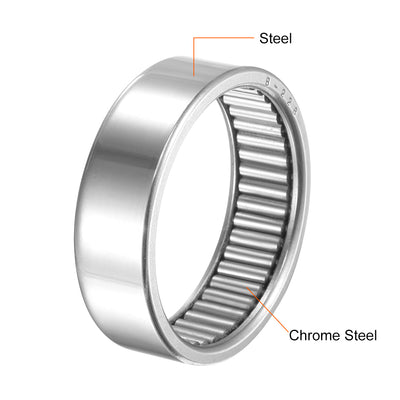 Harfington Needle Roller Bearings Open End Full Complement Steel Drawn Cup