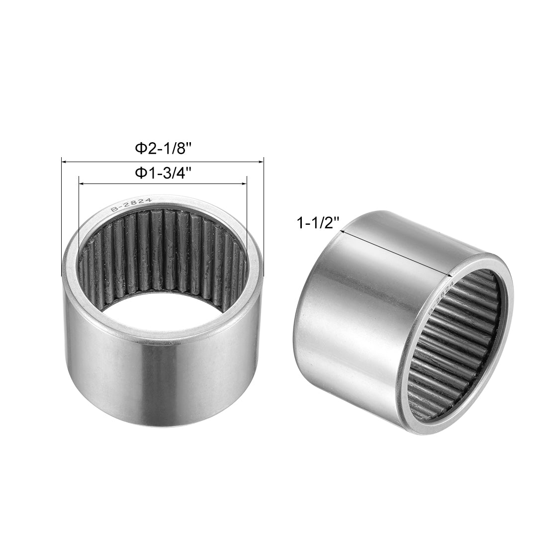 Harfington Needle Roller Bearings Open End Full Complement Steel Drawn Cup