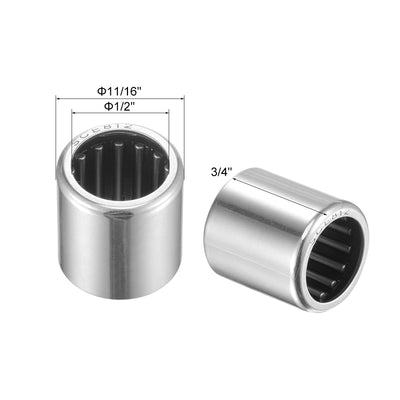 Harfington Needle Roller Bearings, Open End Stamping Steel Drawn Cup Inch