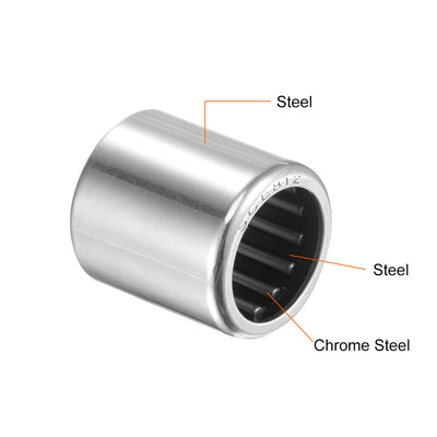 Harfington Needle Roller Bearings, Open End Stamping Steel Drawn Cup Inch