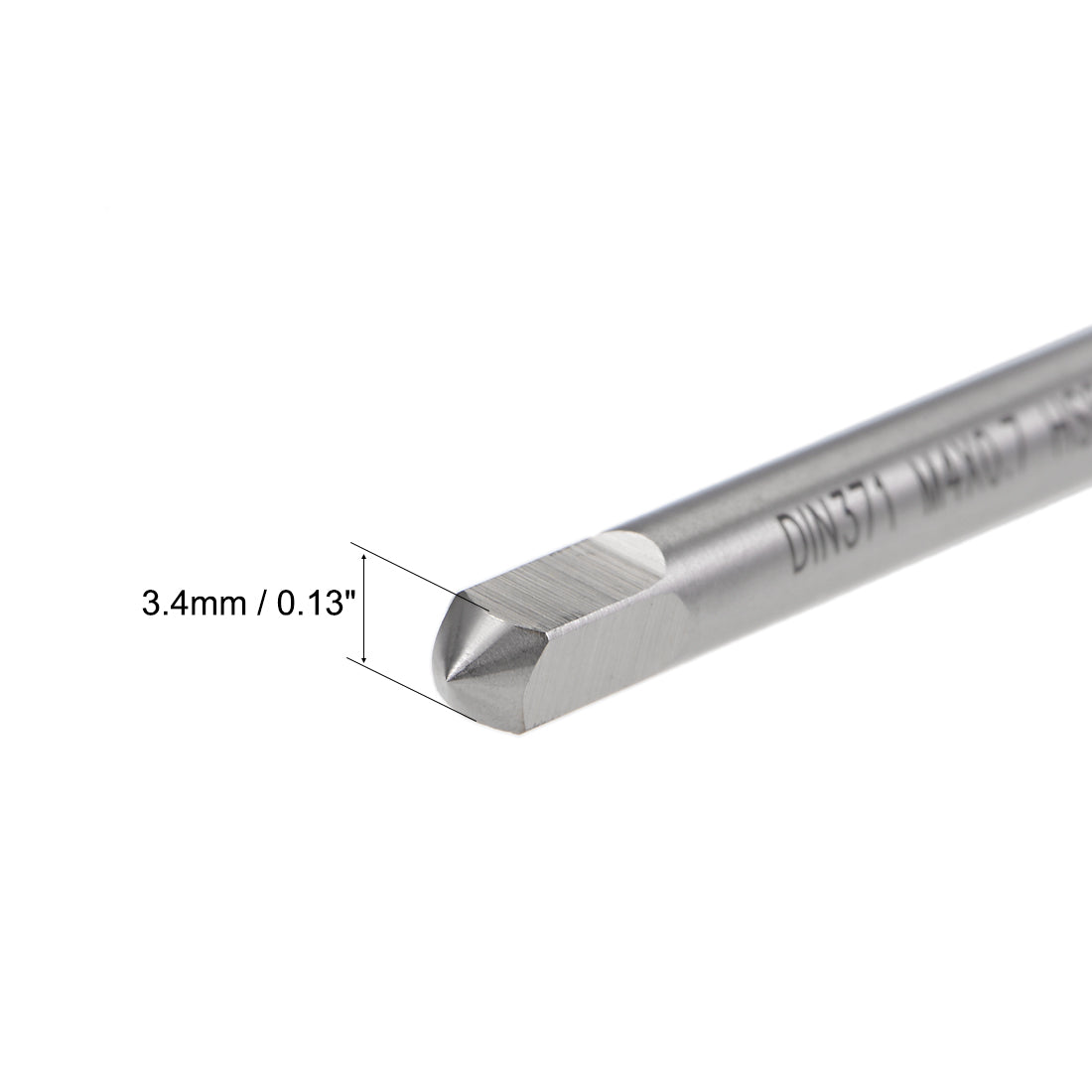 Harfington Spiral Point Threading Tap Ground Threads H2 HSS 6542 Uncoated 2pcs