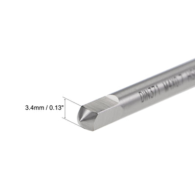 Harfington Spiral Point Threading Tap Ground Threads H2 HSS 6542 Uncoated 2pcs