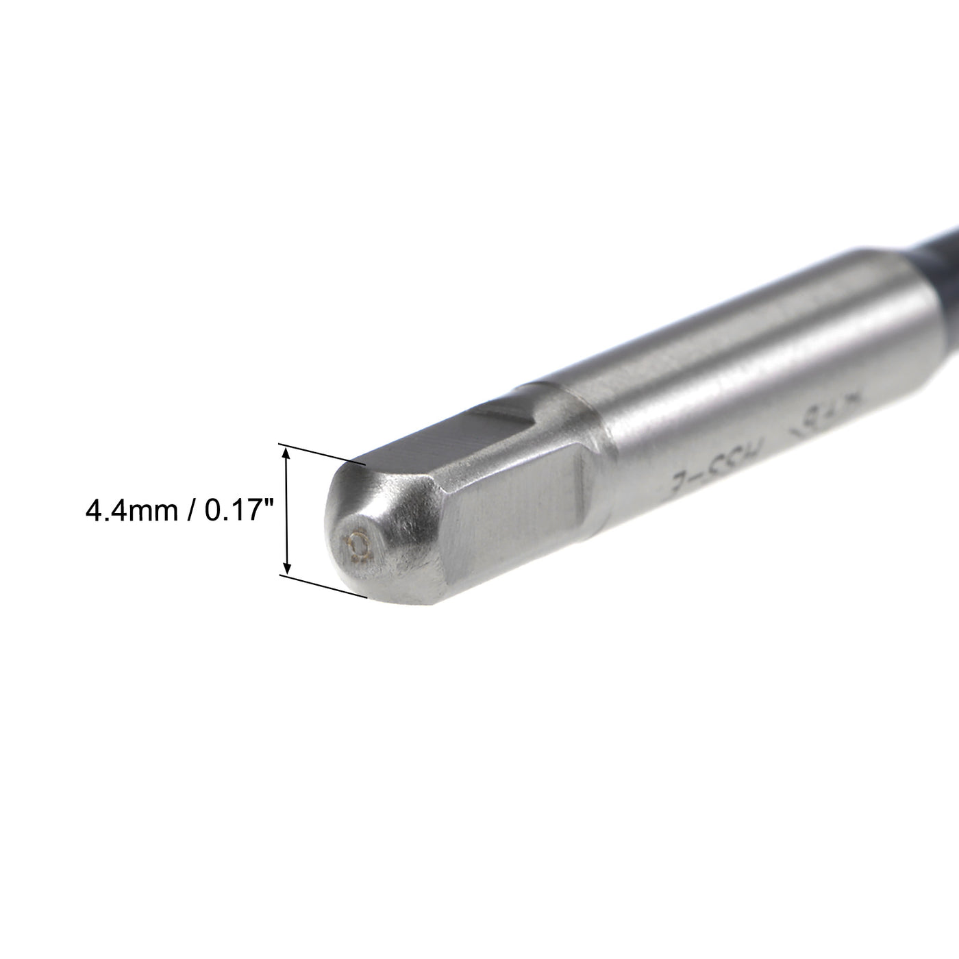 Harfington M5 x 0.8 Spiral Flute Tap Metric Machine Thread Tap HSS Nitriding Coated 2pcs