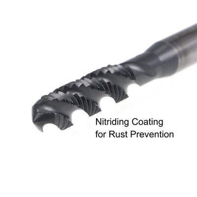 Harfington Spiral Flutes Tap Metric Machine Thread Tap HSS Nitriding Coated Threading Tool