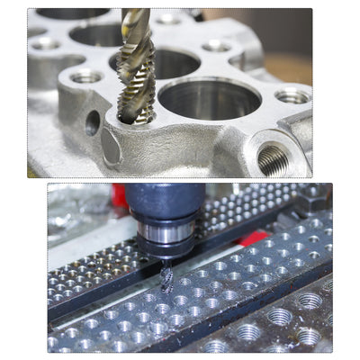 Harfington Spiral Flutes Tap Metric Machine Thread Tap HSS Nitriding Coated Threading Tool