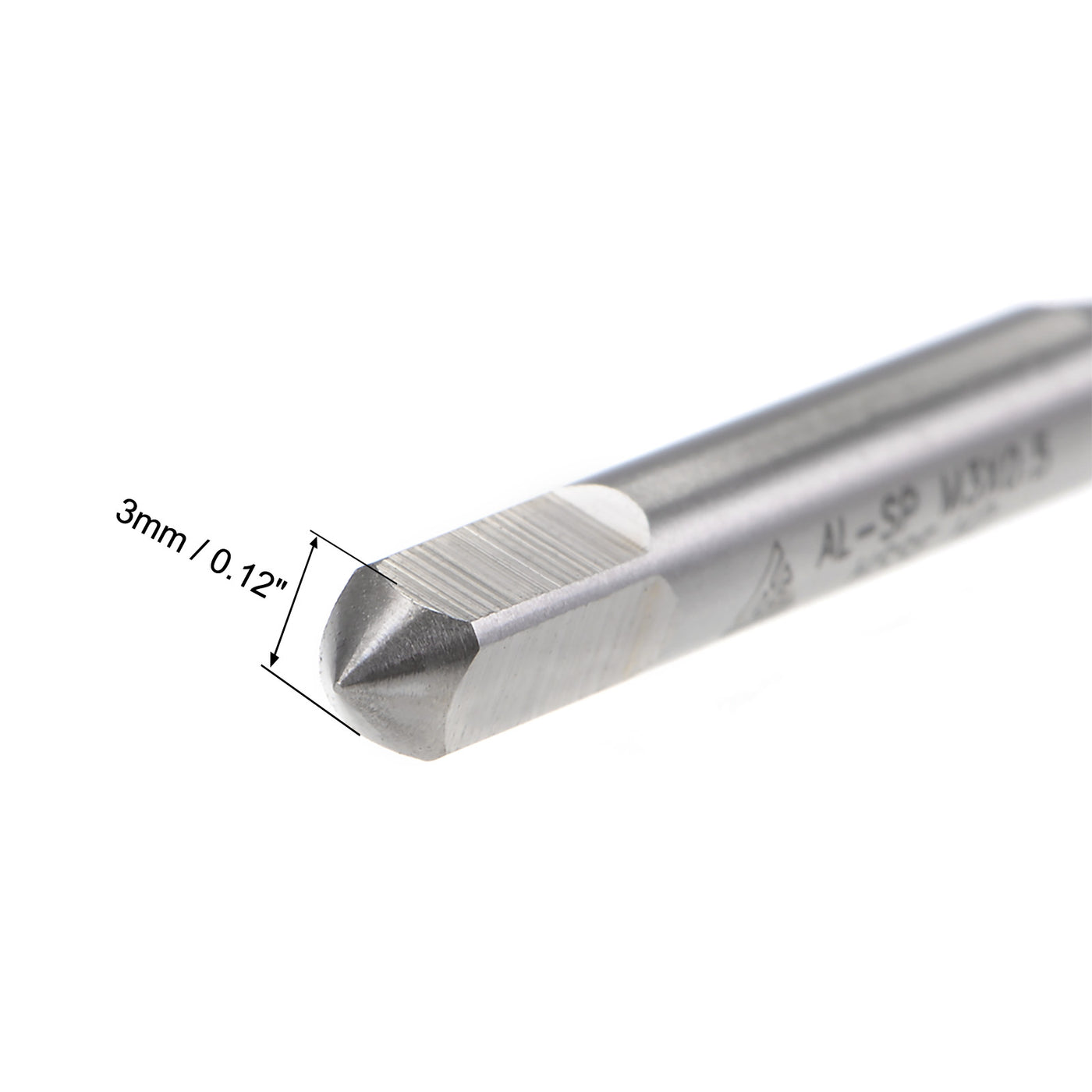 Harfington Spiral Flute Tap Metric Machine Thread Tap HSS Cobalt Uncoated Tapping Tool