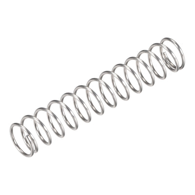 Harfington Uxcell 304 Stainless Steel Compression Spring 66.4N Load 15pcs