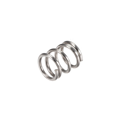 Harfington Uxcell 304 Stainless Steel Compression Spring 30N Load Capacity 30pcs