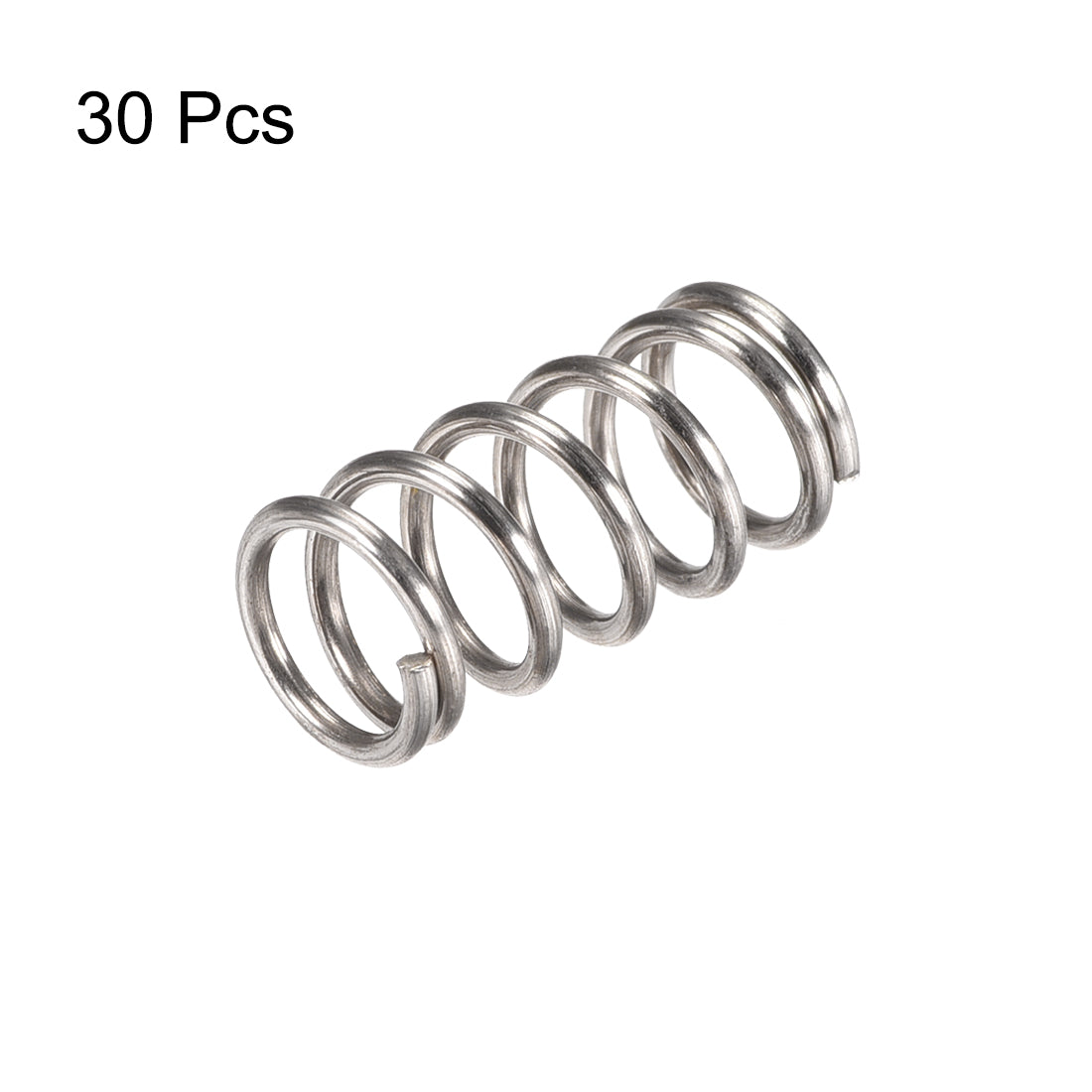 uxcell Uxcell 304 Stainless Steel Compression Spring 30N Load Capacity 30pcs