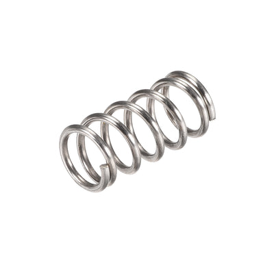 Harfington Uxcell 304 Stainless Steel Compression Spring 30N Load Capacity 30pcs