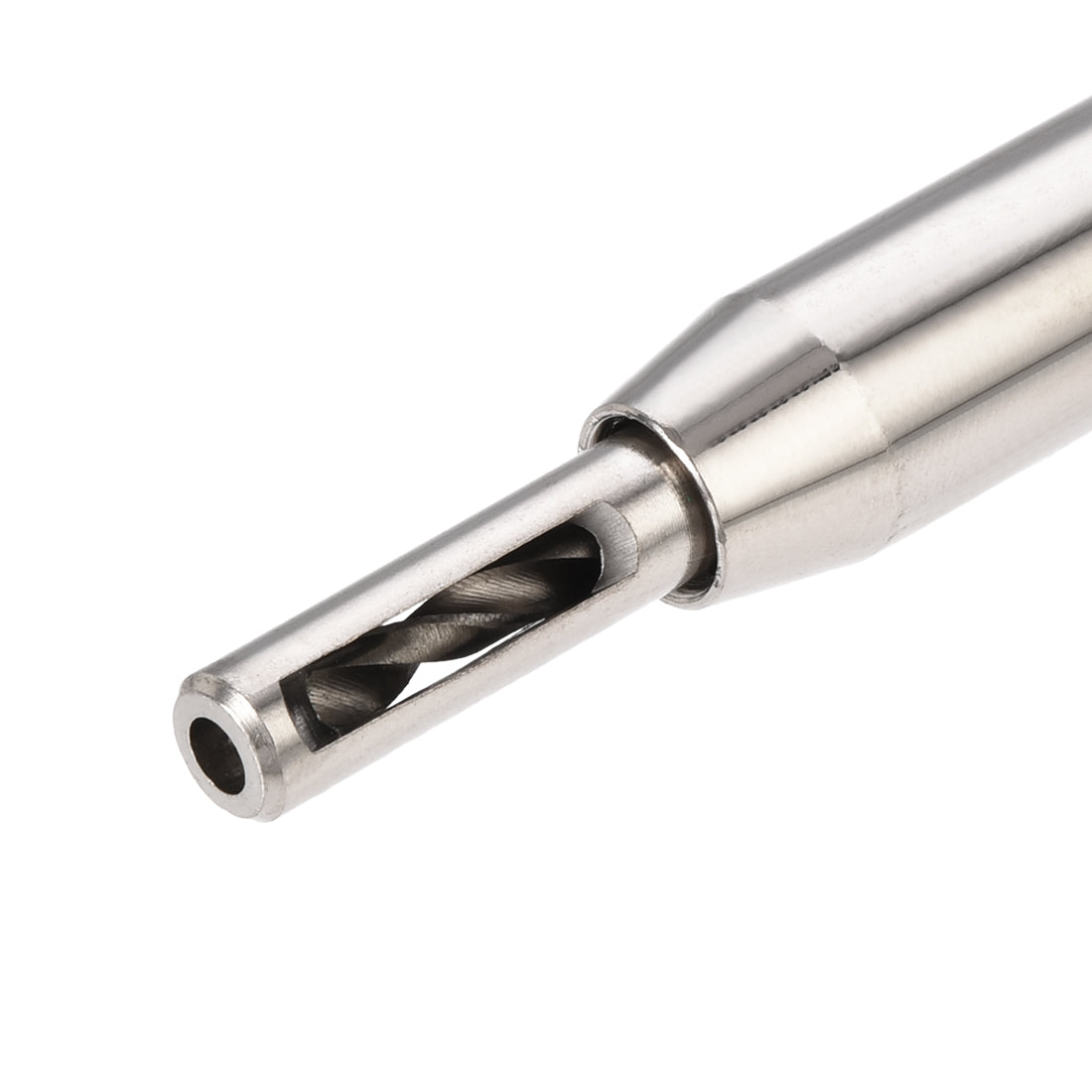 Harfington Self Centering Hinge Tapper Core Drill Bit, Hole Puncher, 7/64 Diameter, for Woodworking, Silver