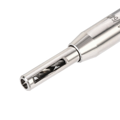 Harfington Self Centering Hinge Tapper Core Drill Bit, Hole Puncher, 11/64 Diameter, for Woodworking, Silver
