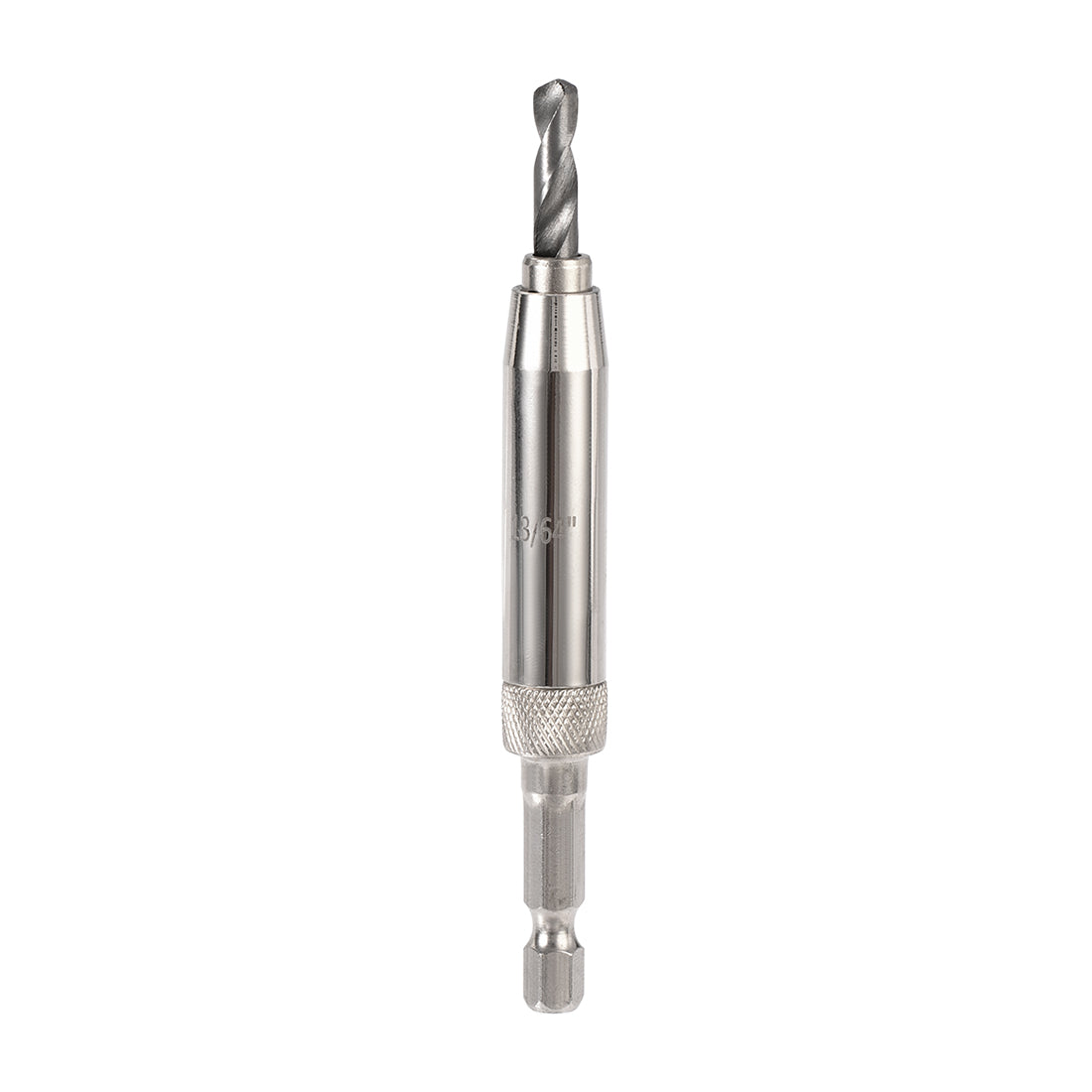Harfington Self Centering Hinge Tapper Core Drill Bit, Hole Puncher, 13/64 Diameter, for Woodworking, Silver