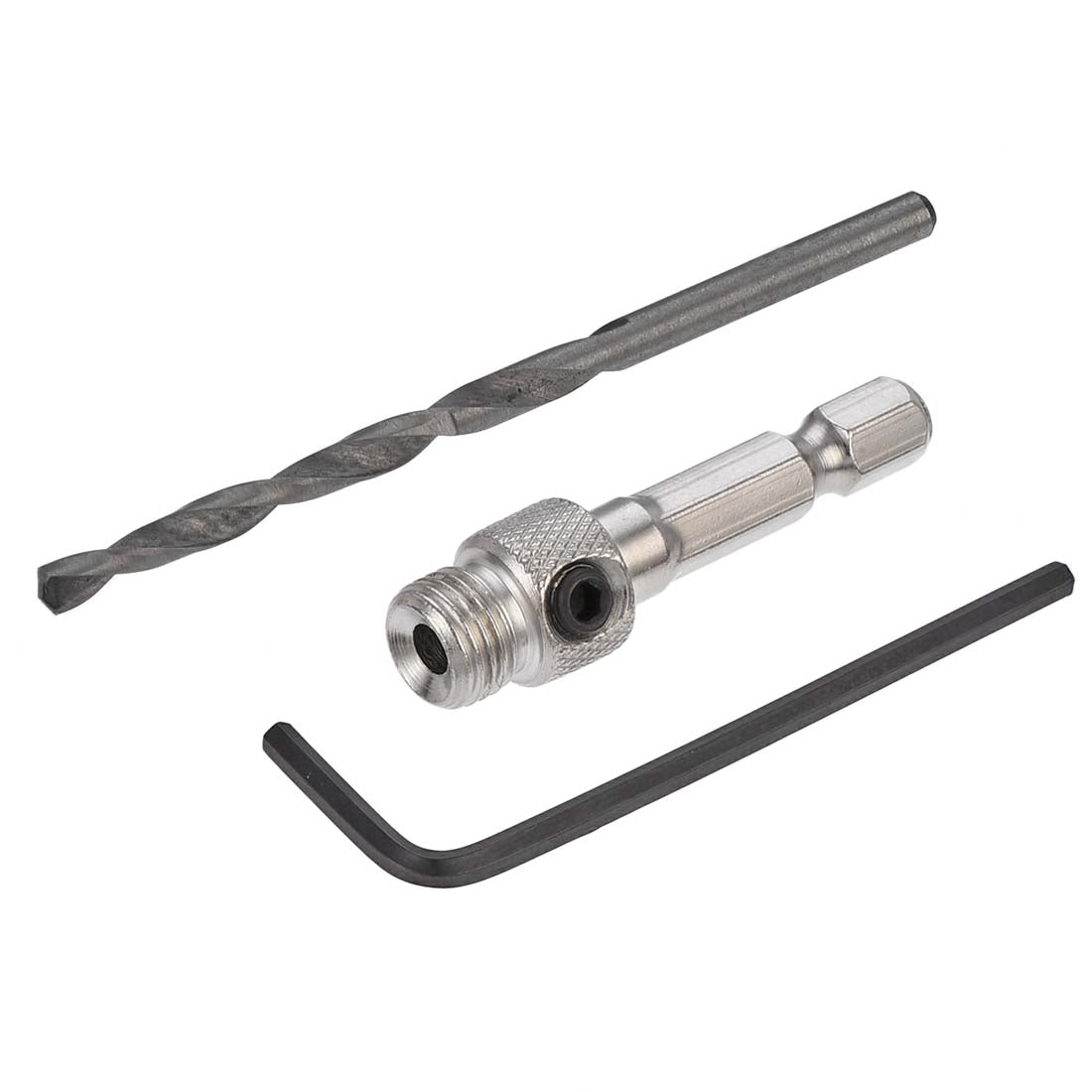 Harfington Self Centering Hinge Tapper Core Drill Bit, Hole Puncher, 5/64-1/4 Diameter, for Woodworking, 7in1 Set