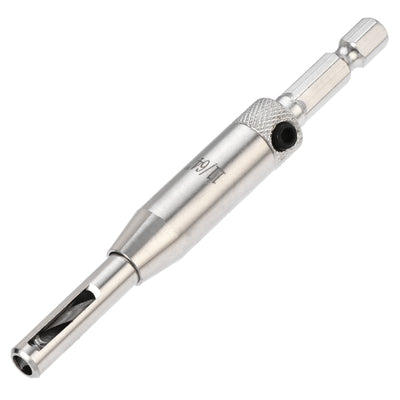 Harfington Forstner Wood Drill Bit 7/64" 9/64" 11/64" Diameter Hole Saw High-speed Steel Tip Carbon Steel Hex Shank Cutting for Woodworking 3in1 Set