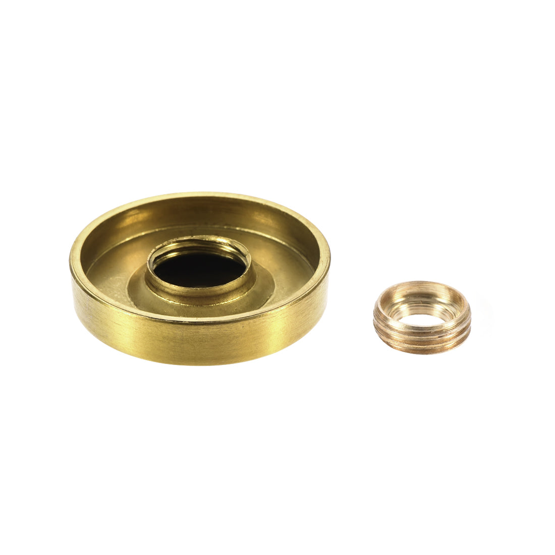 Harfington Mirror Screws, Decorative Cap Fasteners Cover Nails, Electroplated Wire Drawing, Golden 4 pcs