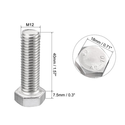 Harfington 1 pcs Stainless Steel Hexagonal Head Screw Bolts