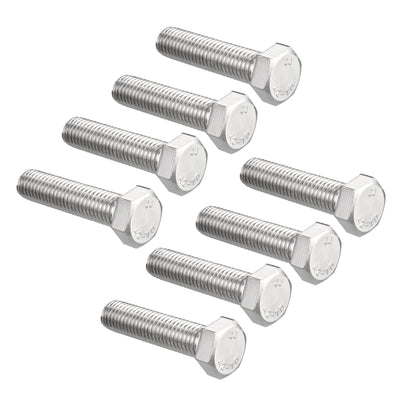 Harfington 8 pcs Stainless Steel Hexagonal Head Screw Bolts