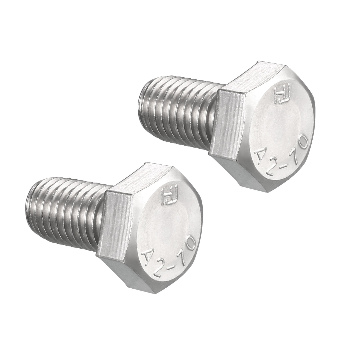 Harfington 2 pcs 304 Stainless Steel Hex Bolt
