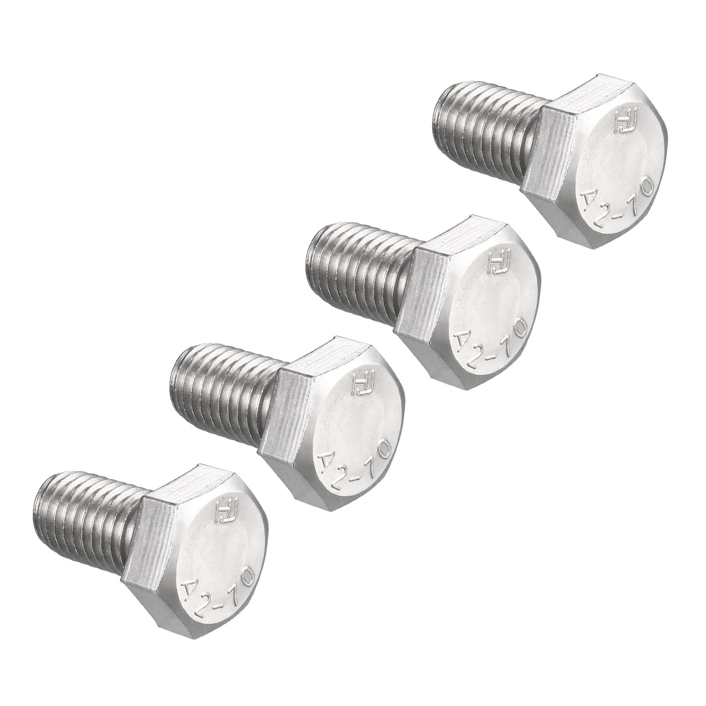Harfington 4 pcs 304 Stainless Steel Hex Bolt