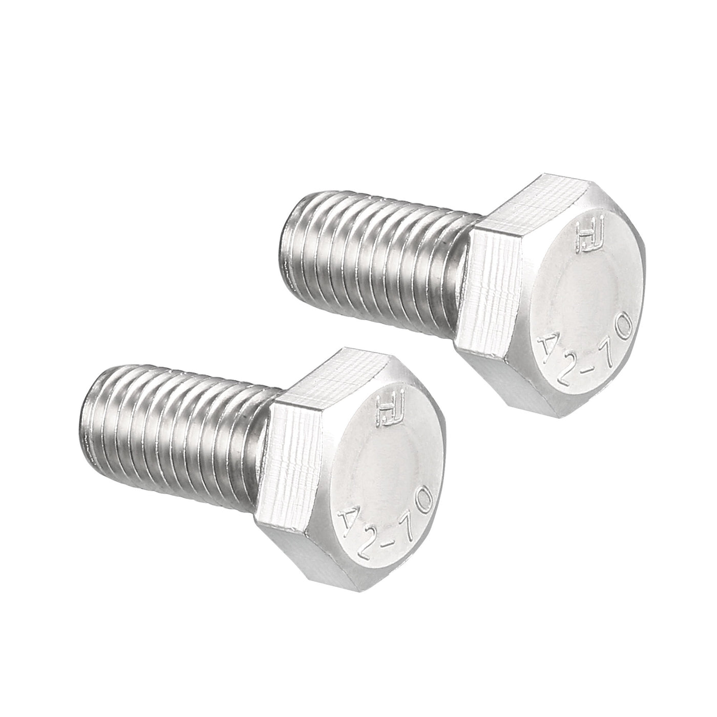 Harfington 2 pcs 304 Stainless Steel Hex Bolt