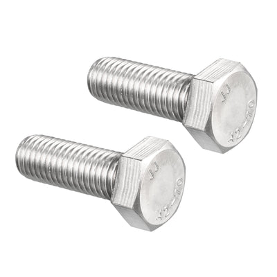 Harfington 2 pcs 304 Stainless Steel Hex Bolt