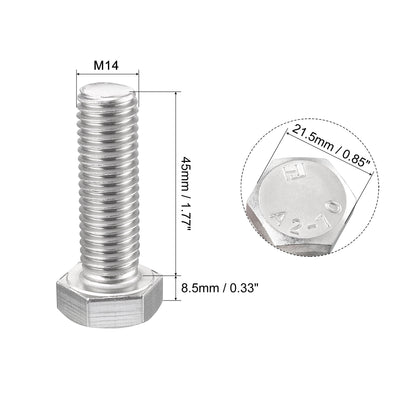 Harfington 6 pcs 304 Stainless Steel Hex Bolt