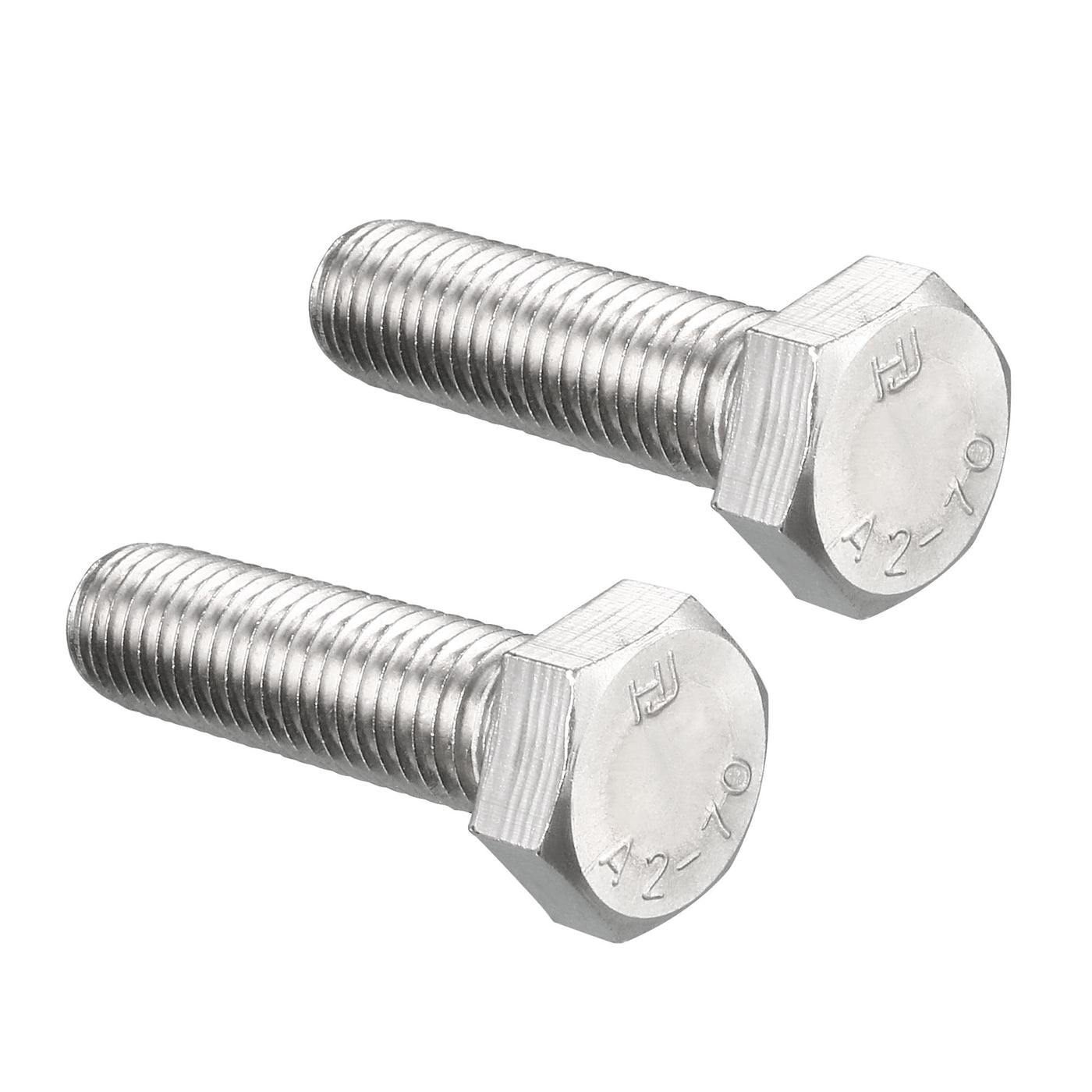 Harfington 2 pcs 304 Stainless Steel Hex Bolt