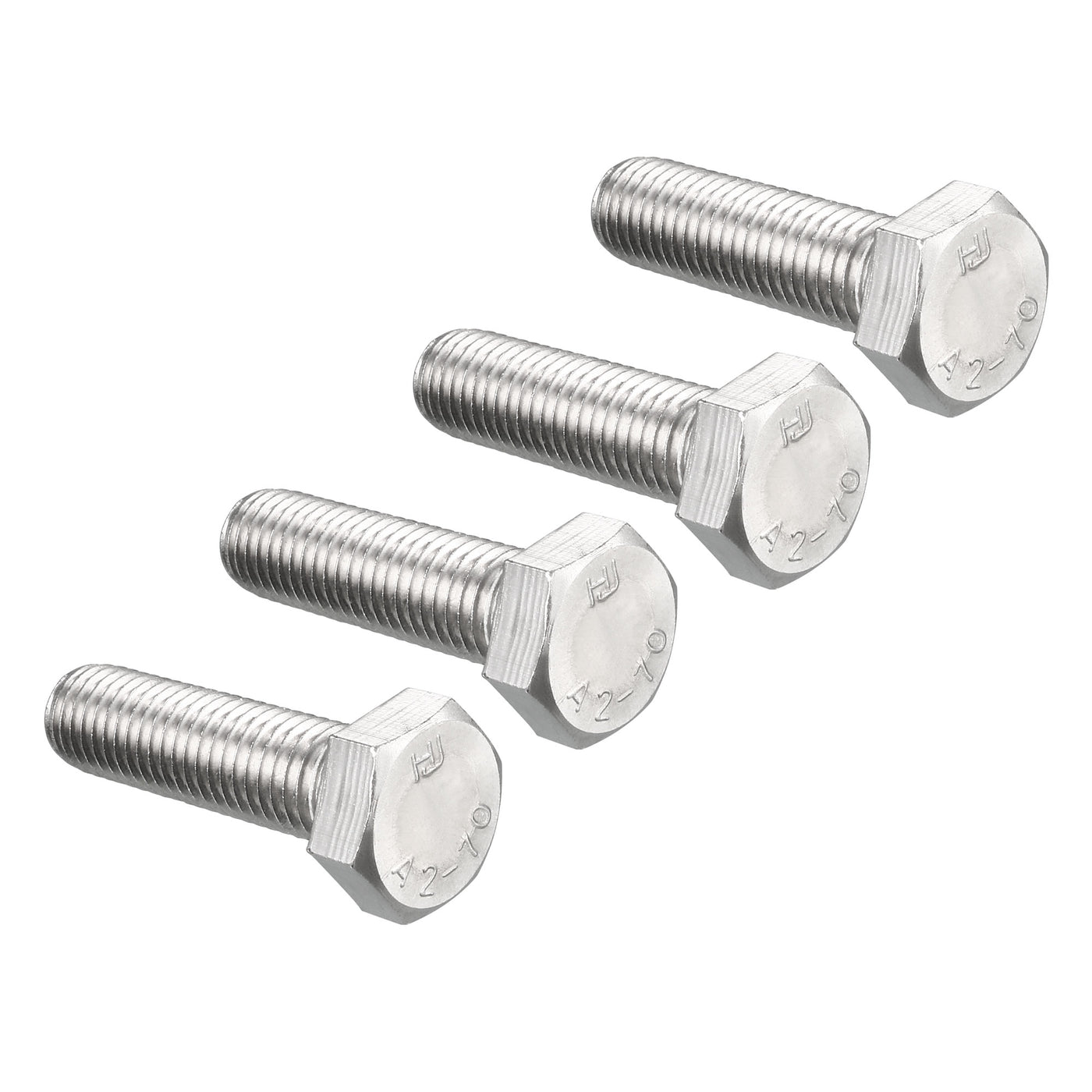 Harfington 4 pcs 304 Stainless Steel Hex Bolt