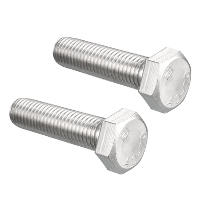 Harfington 2 pcs 304 Stainless Steel Hex Bolt