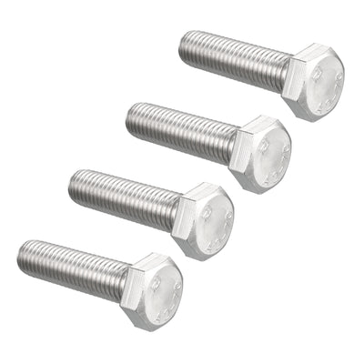 Harfington 4 pcs 304 Stainless Steel Hex Bolt