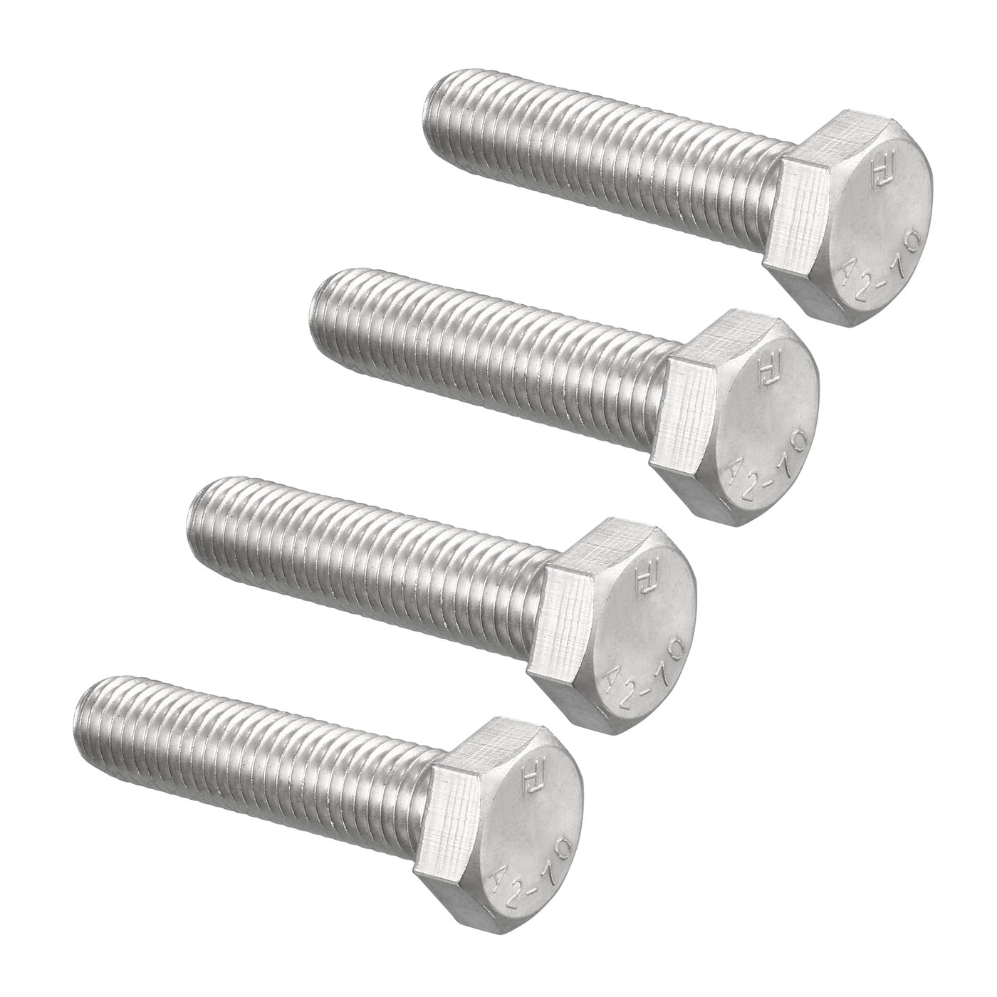 Harfington 4 pcs 304 Stainless Steel Hex Bolt