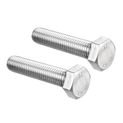 Harfington 2 pcs 304 Stainless Steel Hex Bolt