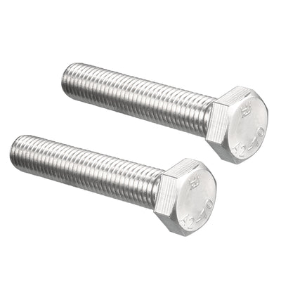 Harfington 2 pcs 304 Stainless Steel Hex Bolt