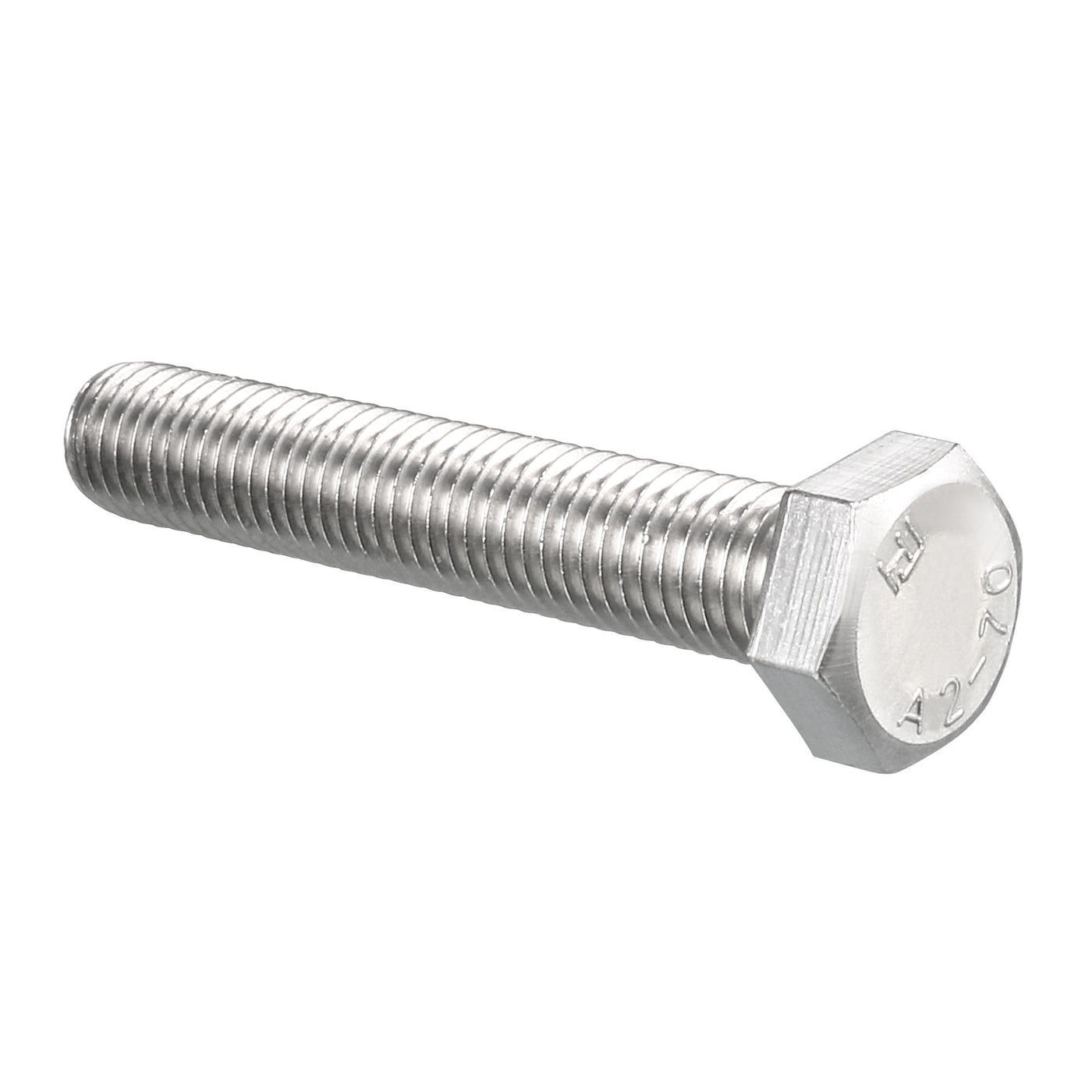 Harfington 2pcs 304 Stainless Steel Hexagonal Head Screw Bolts