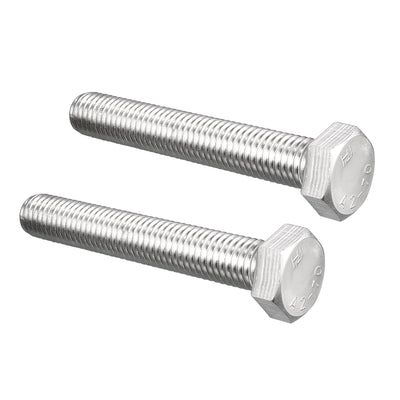 Harfington 2 pcs 304 Stainless Steel Hex Bolt