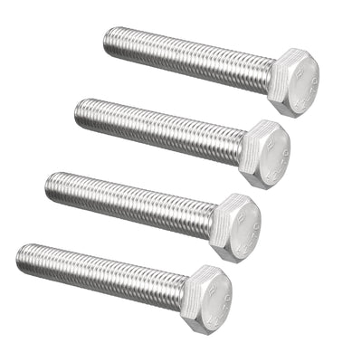 Harfington 4 pcs 304 Stainless Steel Hex Bolt
