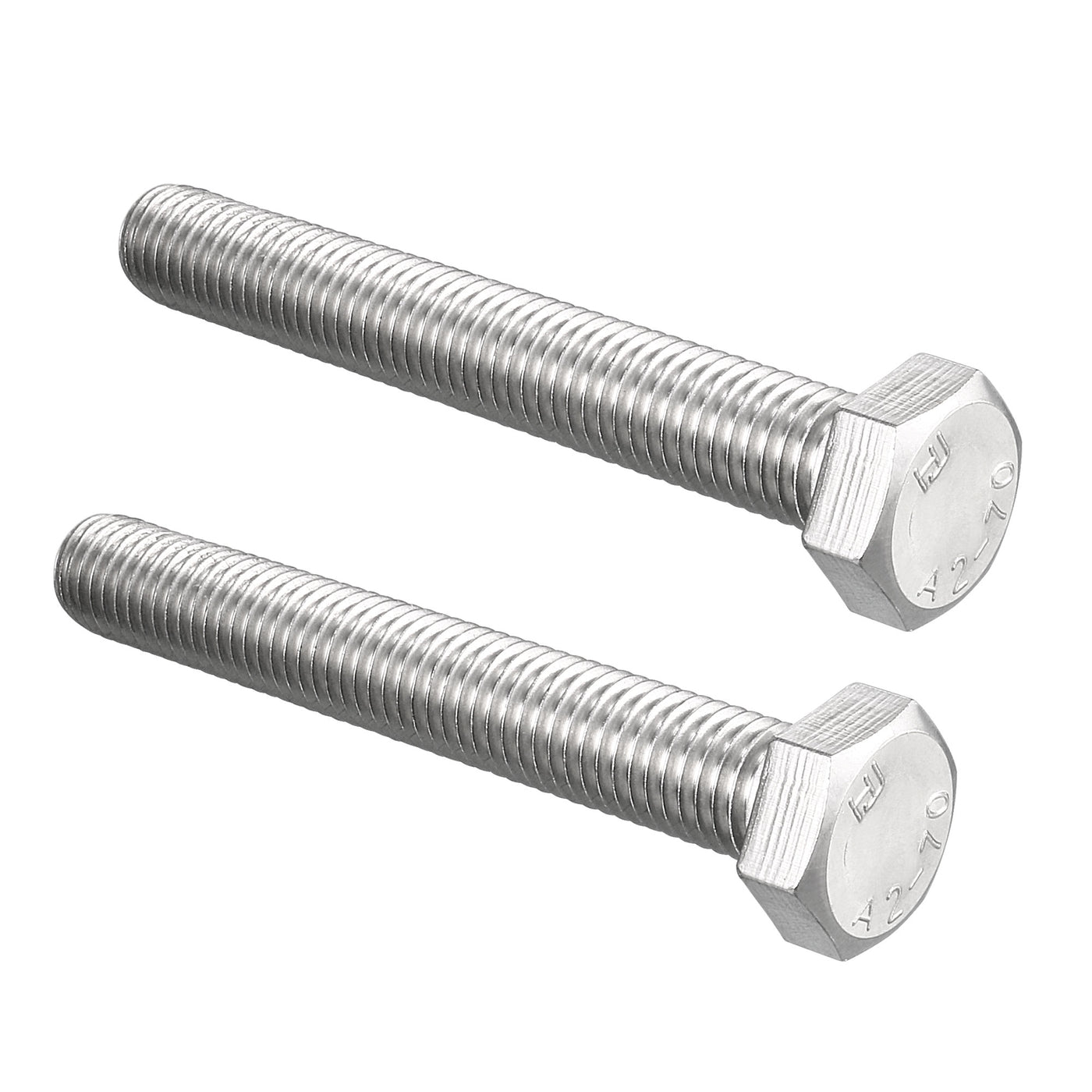 Harfington 2 pcs 304 Stainless Steel Hex Bolt