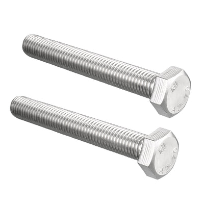 Harfington 2 pcs 304 Stainless Steel Hex Bolt