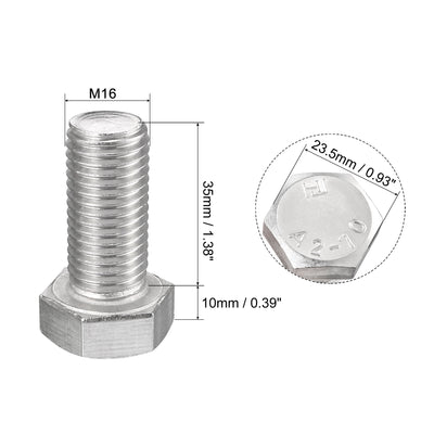 Harfington 6pcs 304 Stainless Steel Screw Bolts