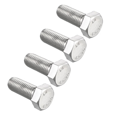 Harfington 4pcs Stainless Steel Hexagonal Head Screw Bolts