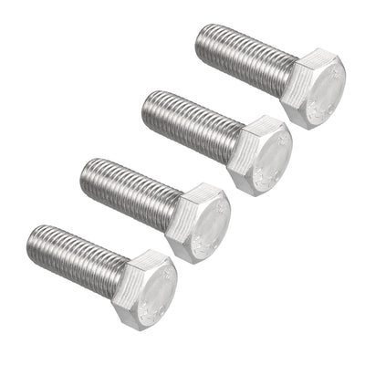 Harfington 4pcs Stainless Steel Hexagonal Head Screw Bolts