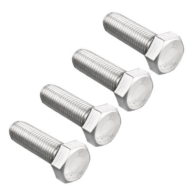 Harfington 4pcs Stainless Steel Hexagonal Head Screw Bolts