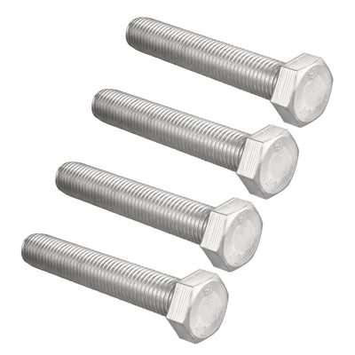 Harfington 4pcs Stainless Steel Hexagonal Head Screw Bolts